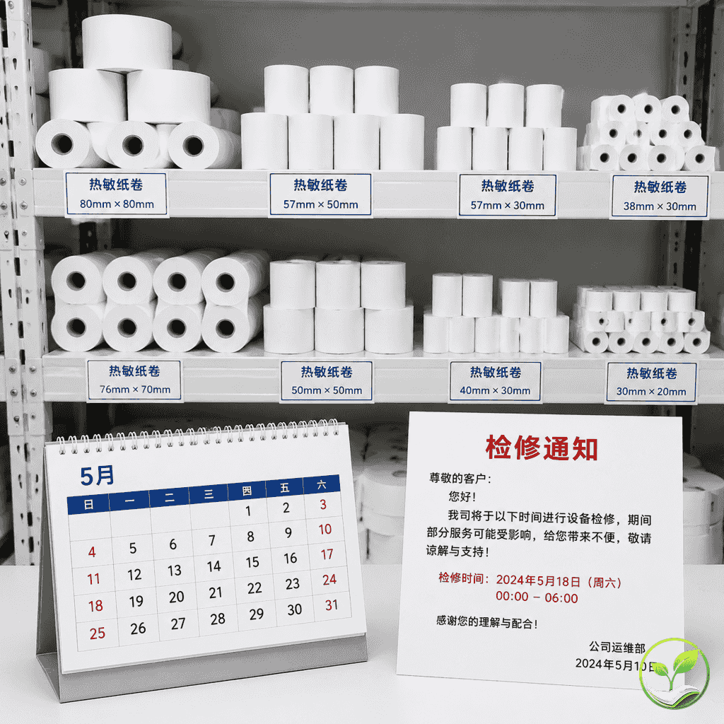 2025年度热敏纸产线检修通知 客户备货与价格应对指南