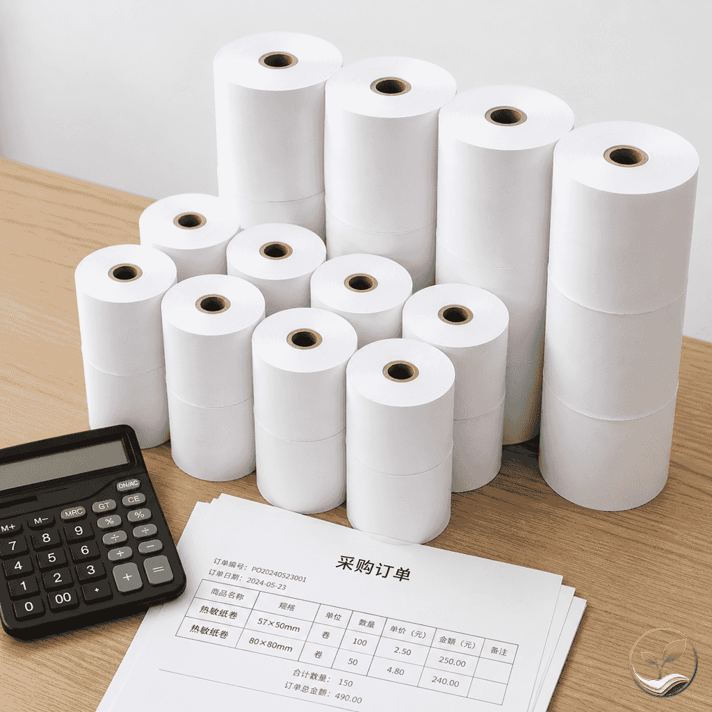 批量采购热敏纸的注意事项与成本控制技巧