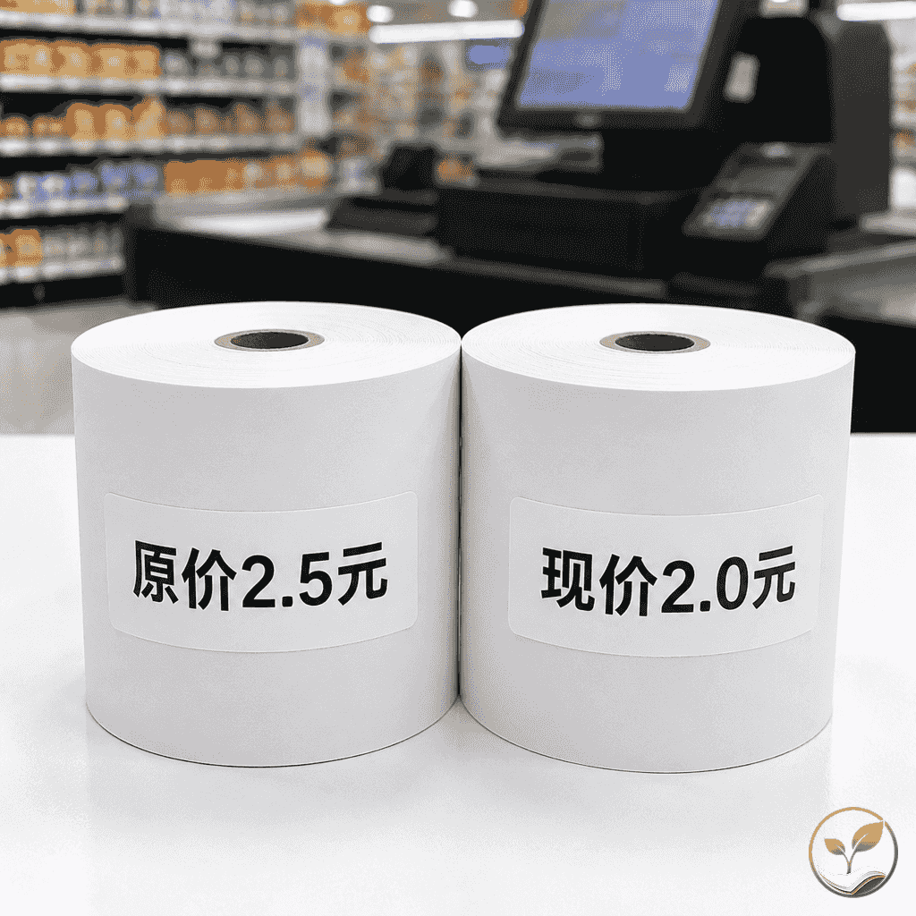 连锁超市收银纸降本20%案例：规格与批量采购省钱技巧
