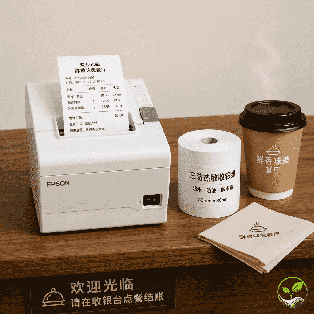 餐饮行业如何选用三防热敏收银纸提升效率
