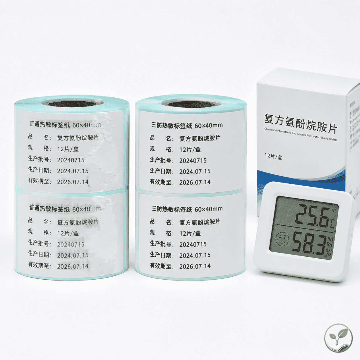 连锁药店使用三防热敏标签纸降低损耗案例