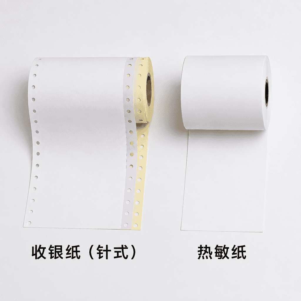收银纸和热敏纸有什么区别？采购前先看这5点
