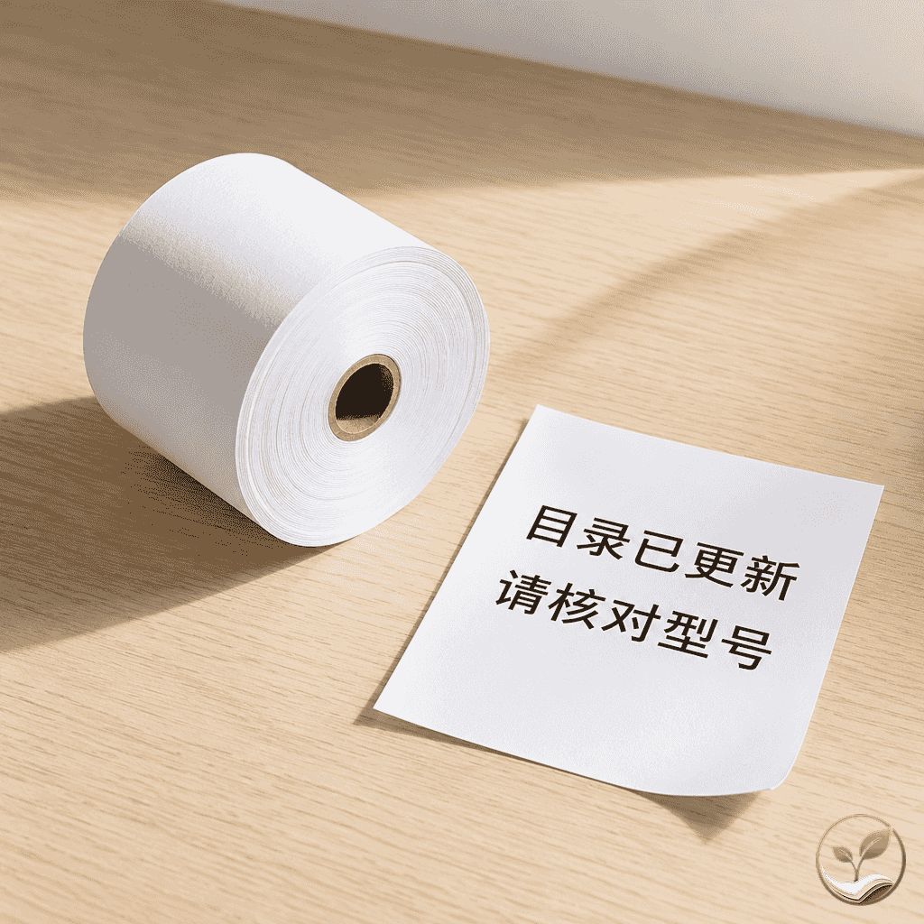 网站升级公告：热敏纸目录已更新，这些型号注意替换