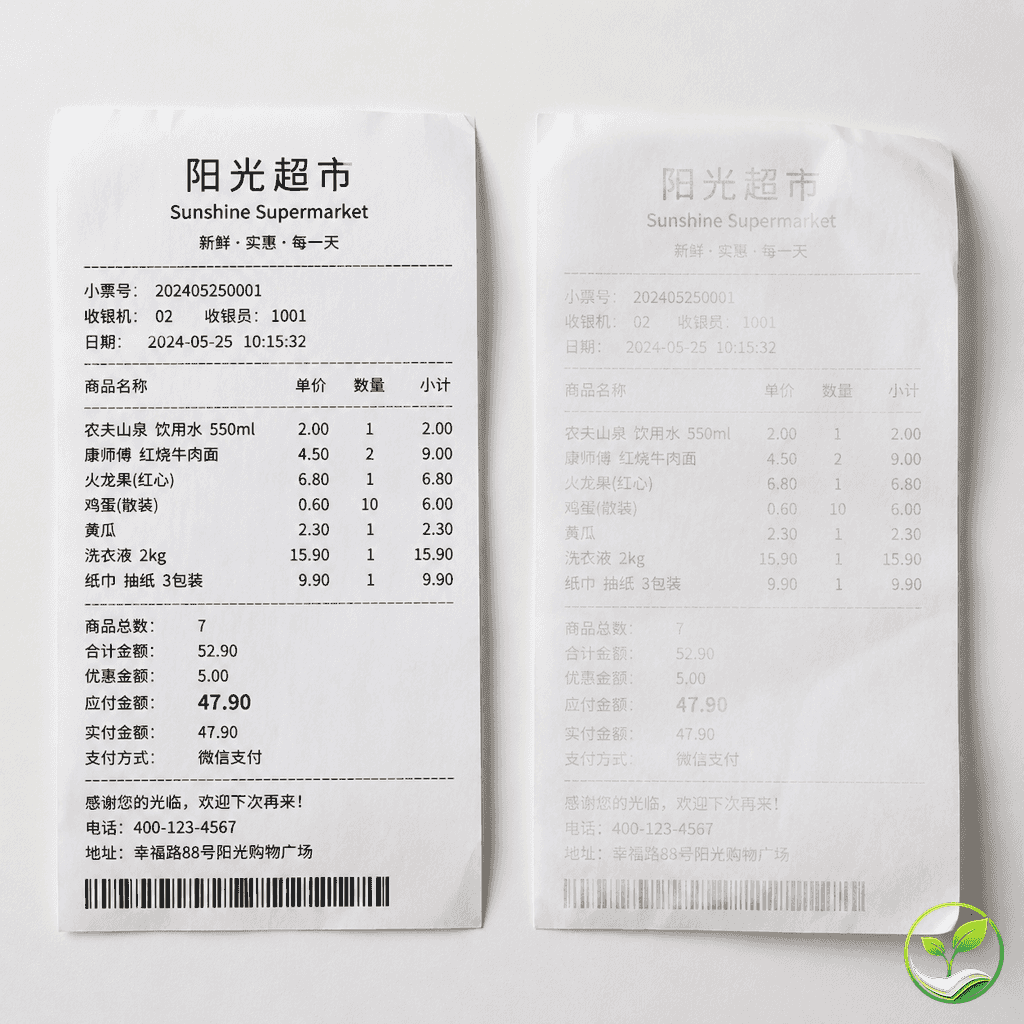 热敏纸打印后字迹变淡或消失是什么原因