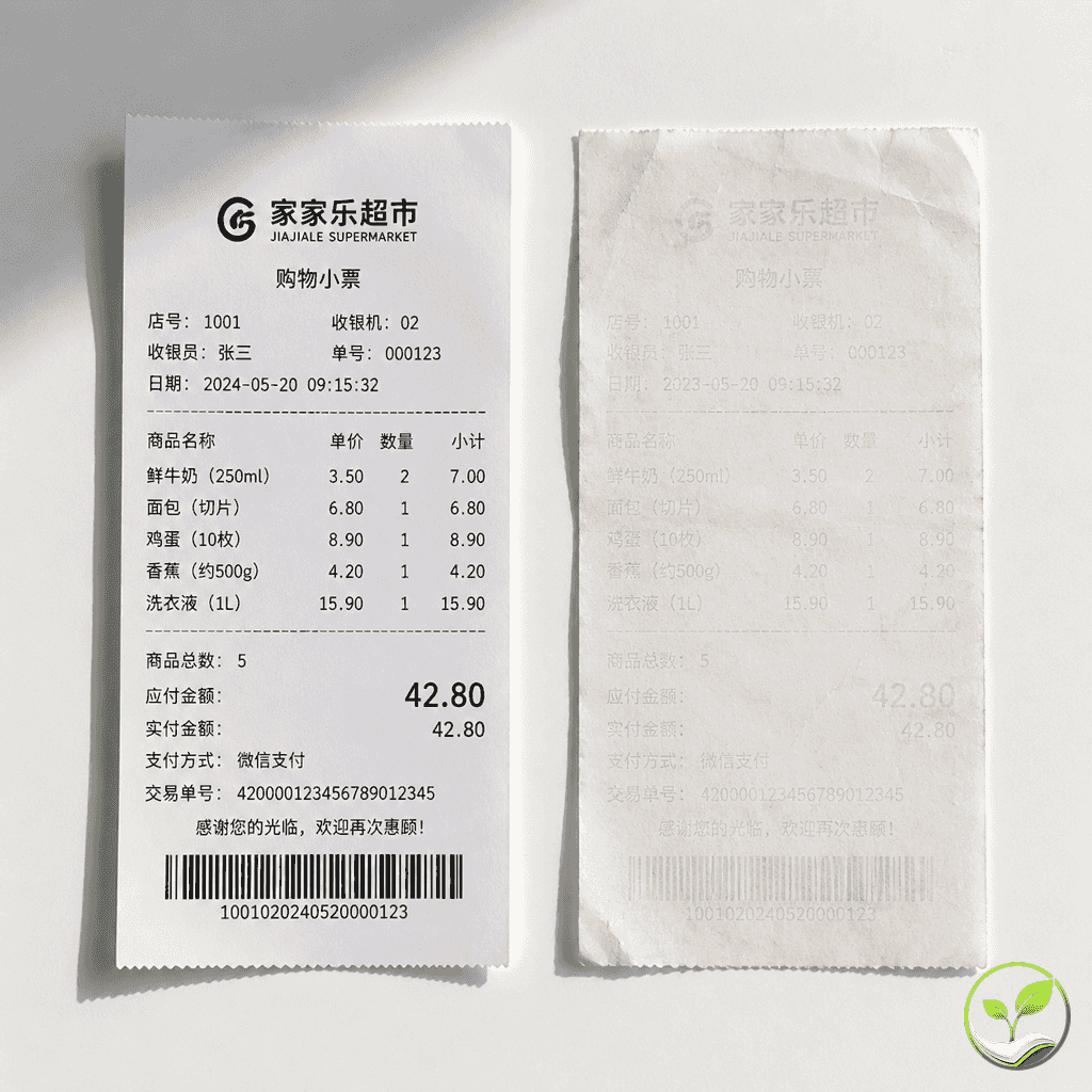 热敏纸打印小票能保存几年？