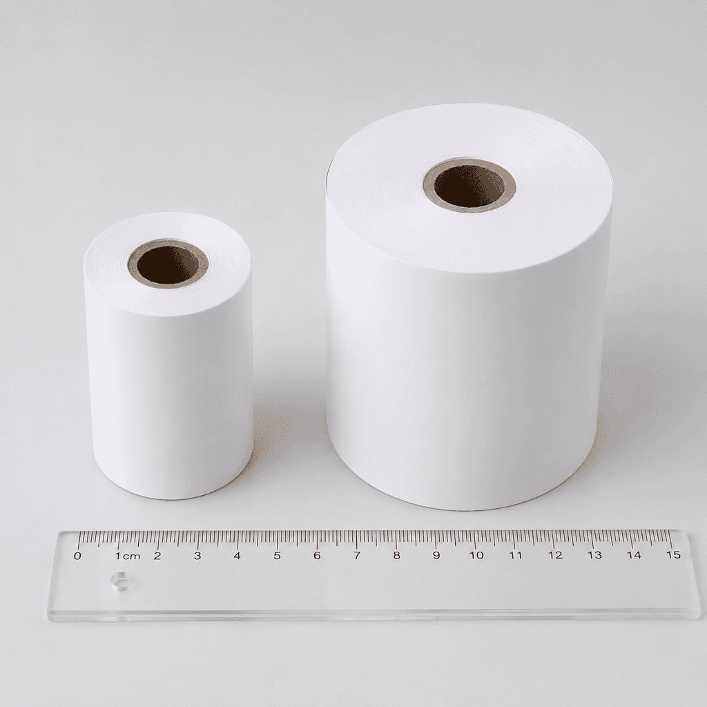 热敏纸规格怎么选？57mm与80mm常用尺寸对比