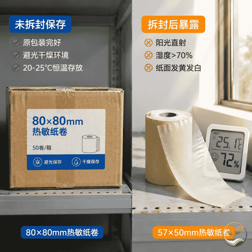 热敏纸保存不当保质期砍半？采购人的止损方案与测试方法